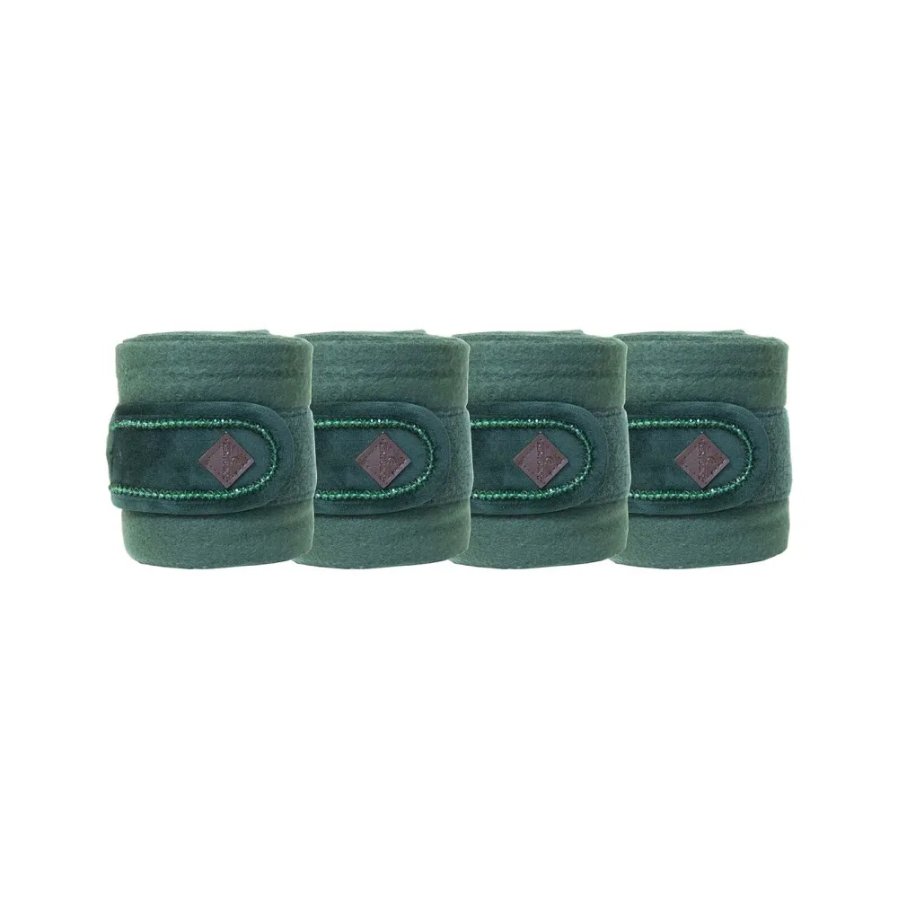 Pearls Polar Fleece Bandages Ponderosa Pine Dark mosgroen One Size