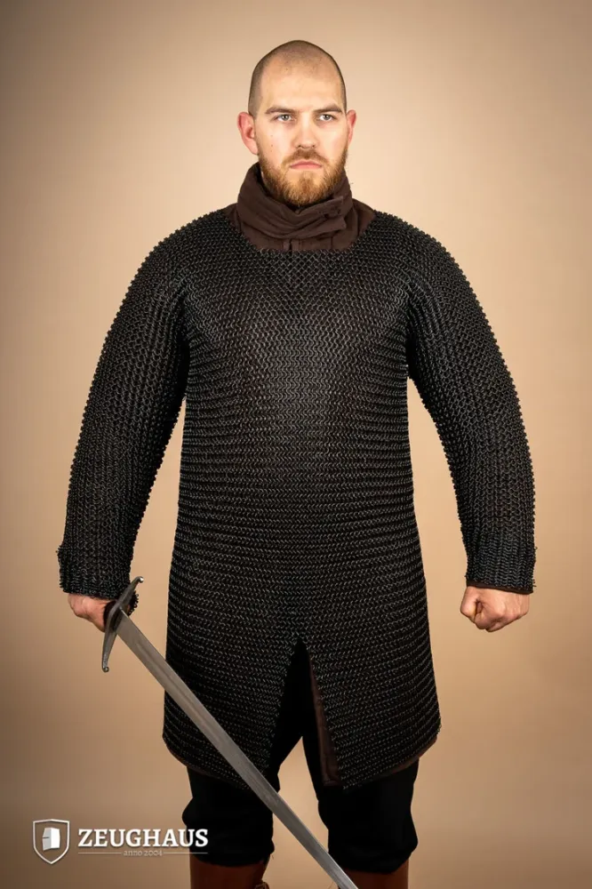 Chainmail Hauberk Roundring 10mm Burnished 10 mm binnendiameter S