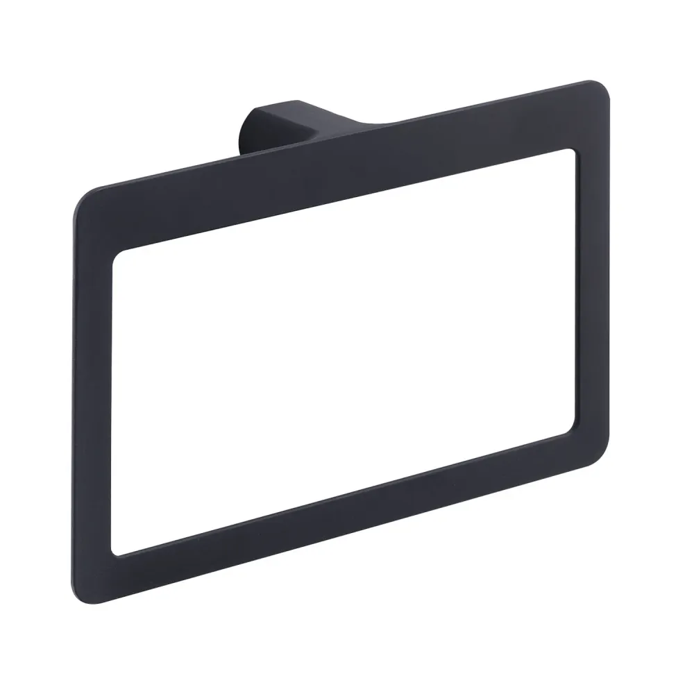 Ring napkin holder Gedy Pirenei series - Matte Koolzwart verzinkte uitvoering