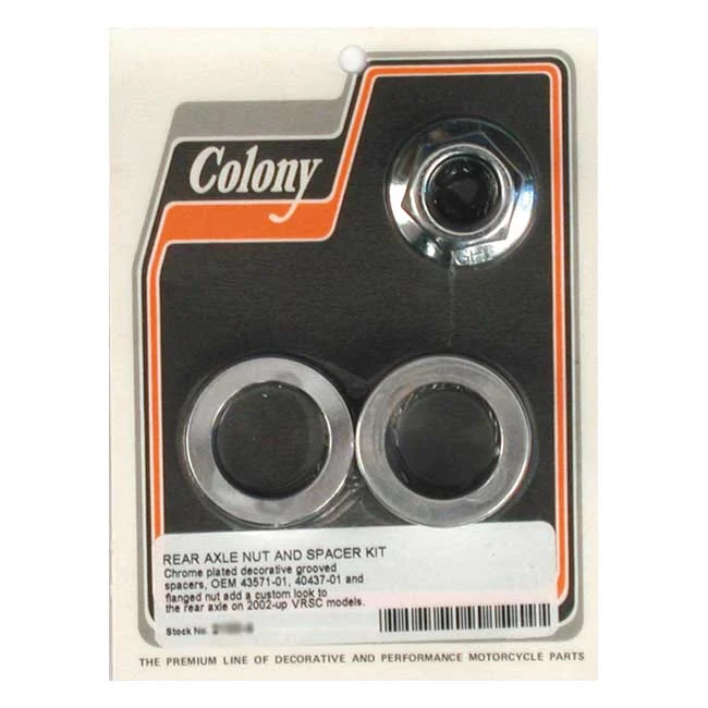 Colony V-Rod Axle Nut & Spacer Kit Harley-Davidson - 50 x 50 x 1000mm