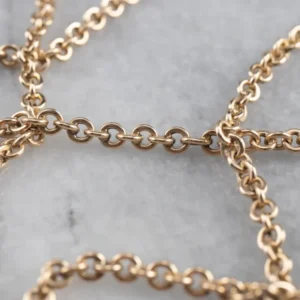 14K Gold Oval Link Chain
