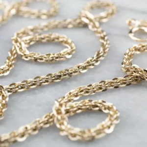 Antique Fancy Link Lang Chain