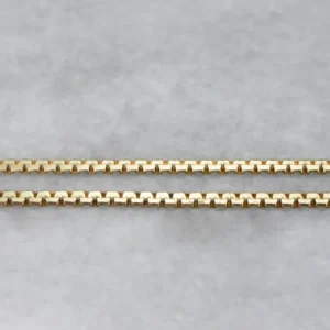 Flat 14K Gold Serpentine Chain