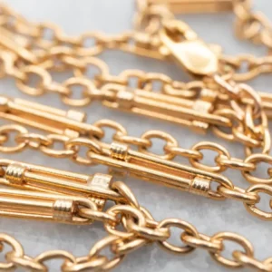 Nostalgisch Gold Funky Link Chain