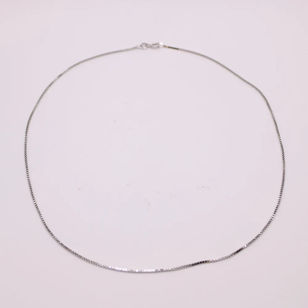 Venetian gaas white gold chain