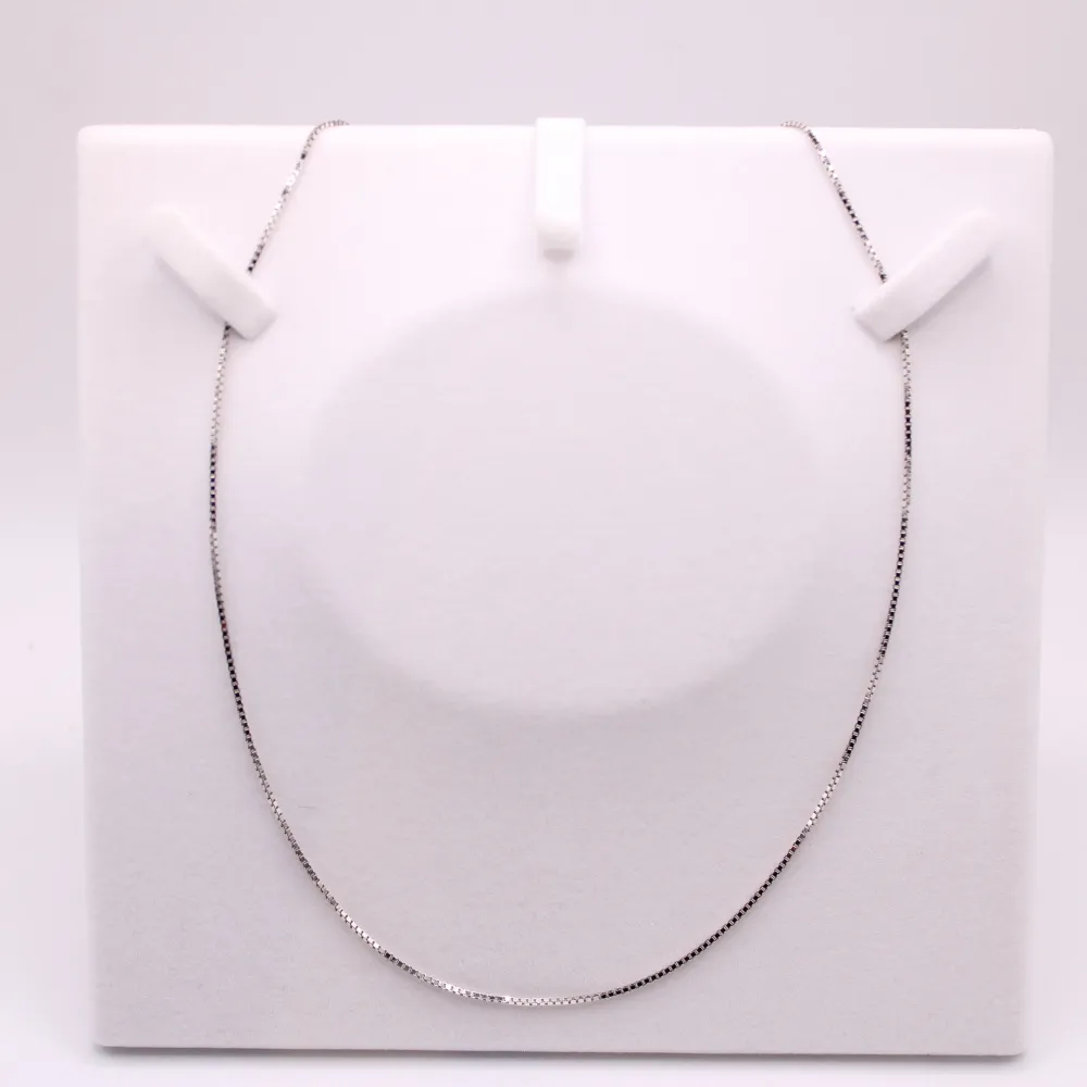 Venetian gaas white gold chain