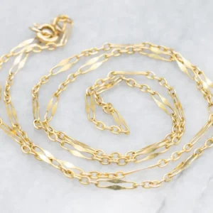 Verzinkte Veiligheids Yellow Goud Fancy Link Chain