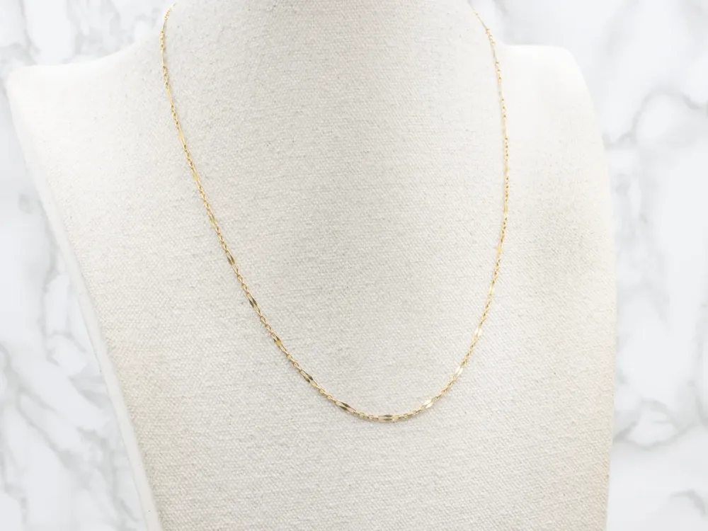 Verzinkte Veiligheids Yellow Goud Fancy Link Chain