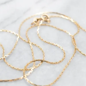 Yellow Gold Boston Link Chain