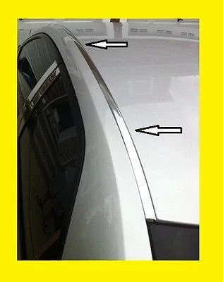 2000-2005 Cadillac DeVille Metaalglans Roof Top Trim Molding Kit voor dakbedekking