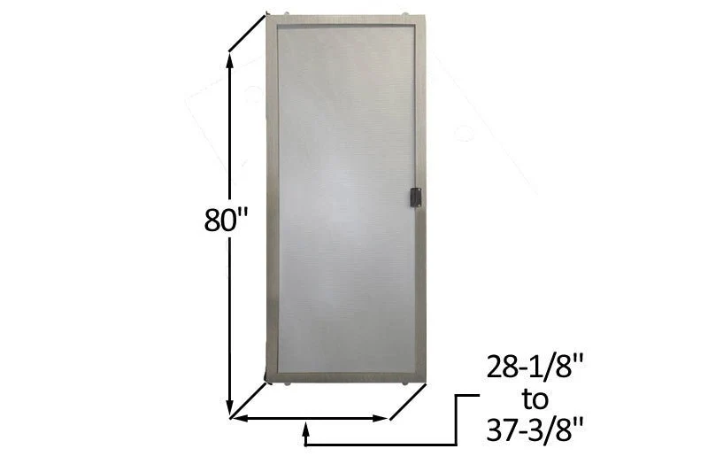 Do-It-Yourself Mill Sliding Screen Door Kit - 28-1/8" to 37-3/4" x 80"