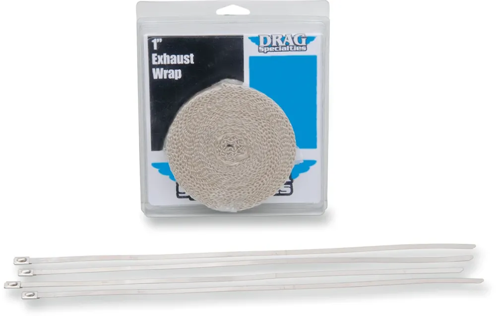 Industrieel Grade Exhaust Heat Wrap Kits 25 mm W x 7,5 m L (1" x 25'), Tan Harley Davidson