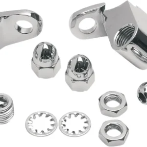 Kit soportes intermitentes delanteros cromados para Harley-Davidson met schimmelwerende werking