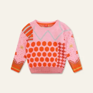 Kit Sweater wit | zwart | transparant