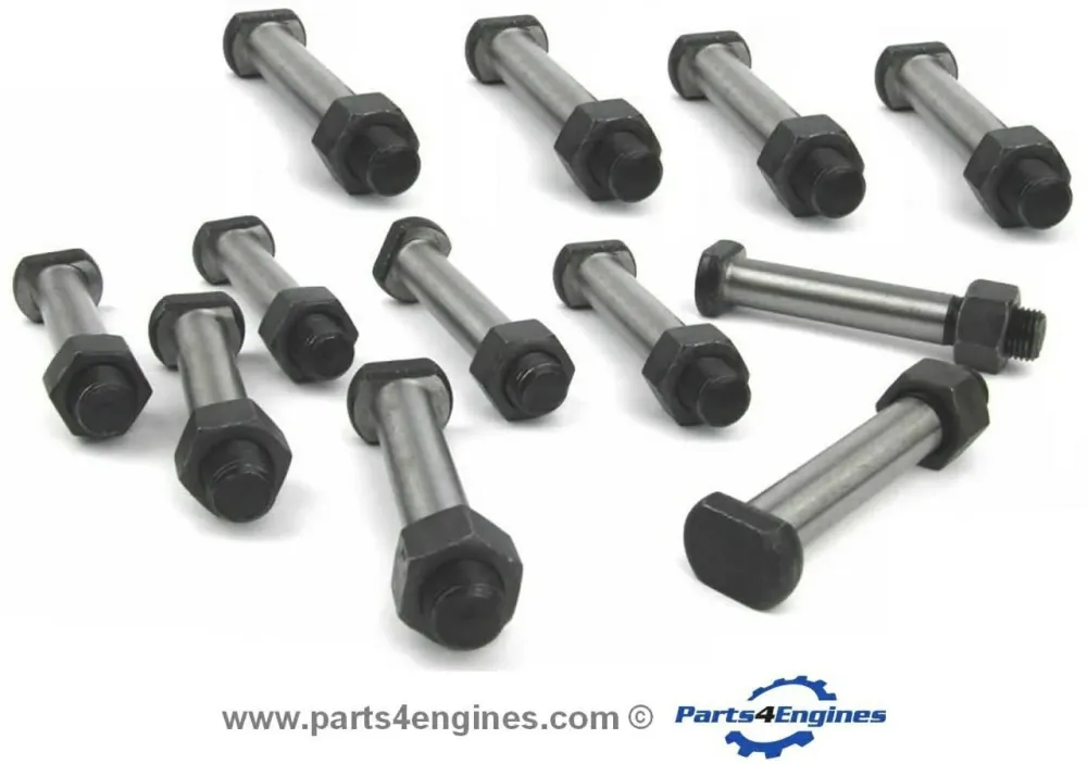 L-vormige Perkins 6.354 Connecting Rod Bolts & Nuts Set