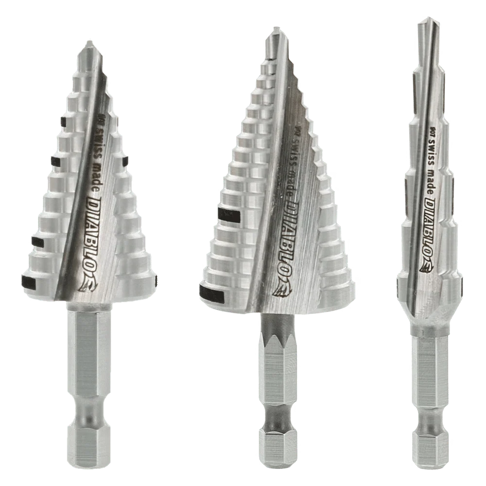 DIABLO 3 PC. Impact Duurzaam Step Drill Bit Set