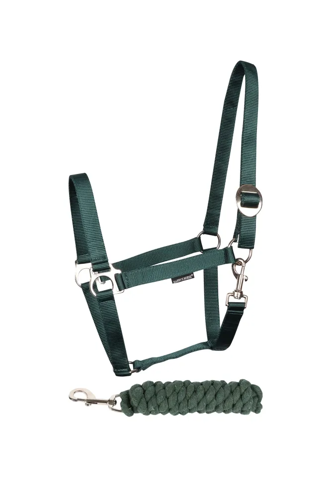 Headcollar-set initial Groen F
