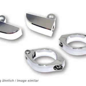 Juego de soportes de intermitente para horquilla HIGHSIDER aluminio CNC - Ø 35-37 mm