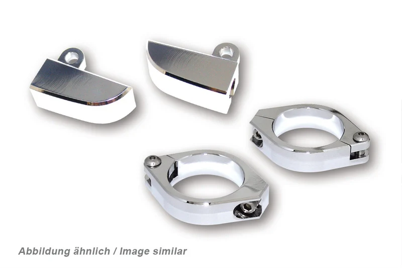Juego de soportes de intermitente para horquilla HIGHSIDER aluminio CNC - Γ 35-37 mm