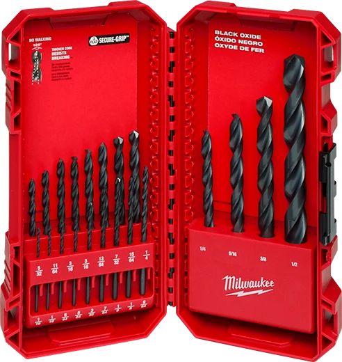 MILWAUKEE 21 PC. THUNDERBOLT® Zwart Oxide Drill Bit Set Q4