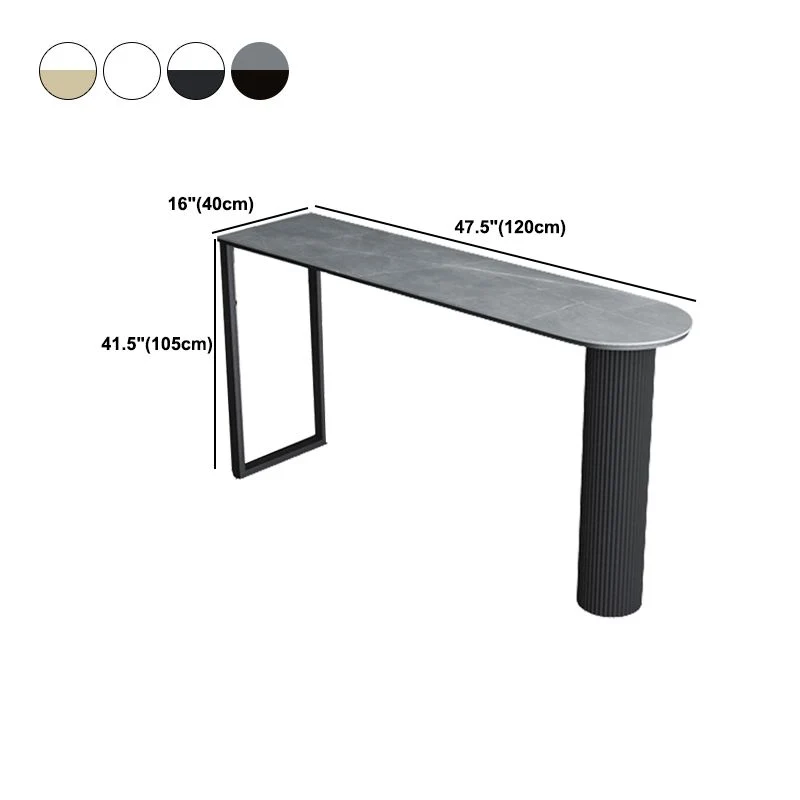 Quick-change Industrial Stone Pub Dining Set 1/5 Pieces Counter Table Upholstered Stools