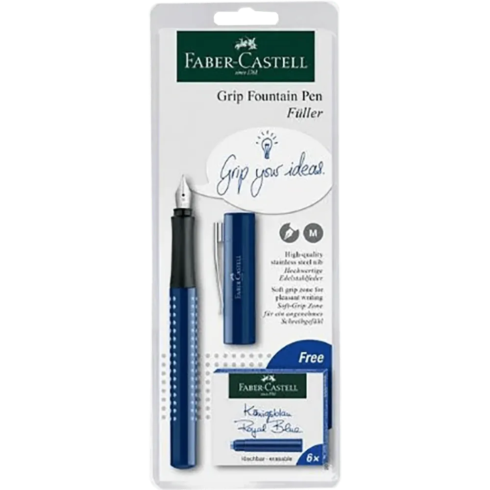 Quick-change On Sale : Faber-Castell Grip Set - Blauw