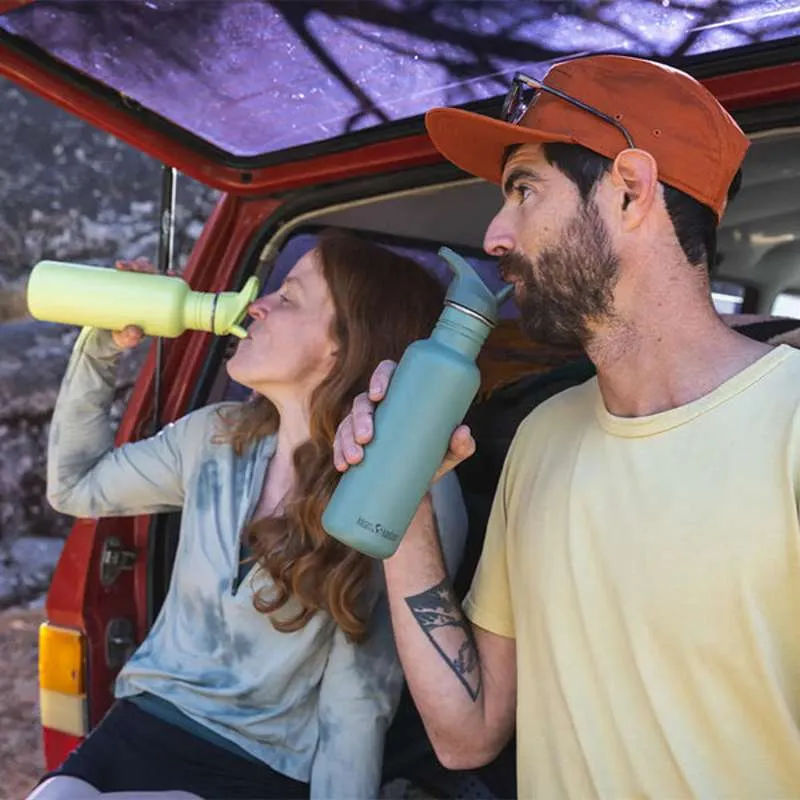 Vermogensunit Klean Kanteen Classic Drikkedunk - Flip/Seal SportCap - 800ml - Ravenzwart