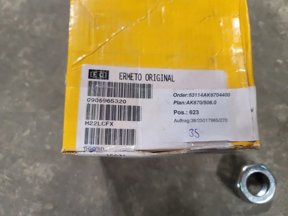 22mm Hydraulic Fitting M22LCFX