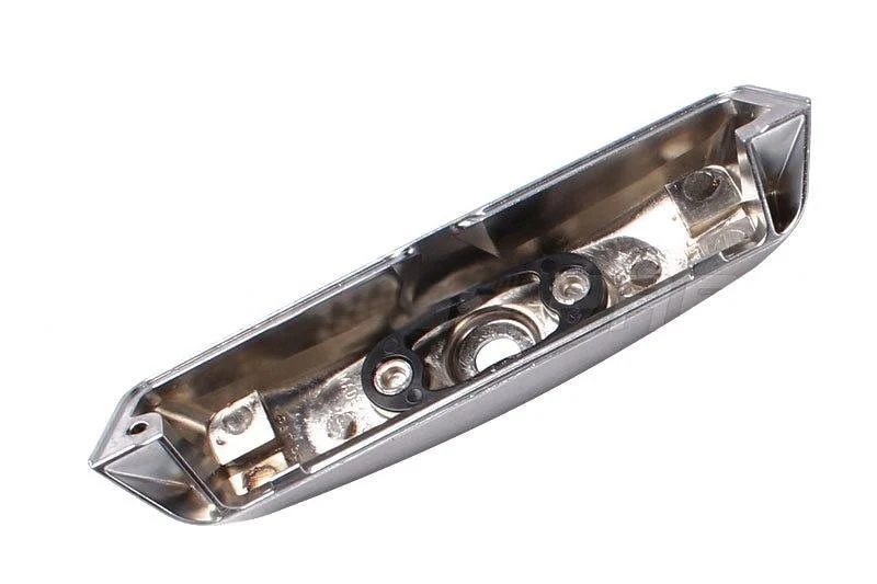Truth Hardware Entrygard Metal Operator Cover - Brushed Verchroomd | Zelfsluitend | Verstelbaar