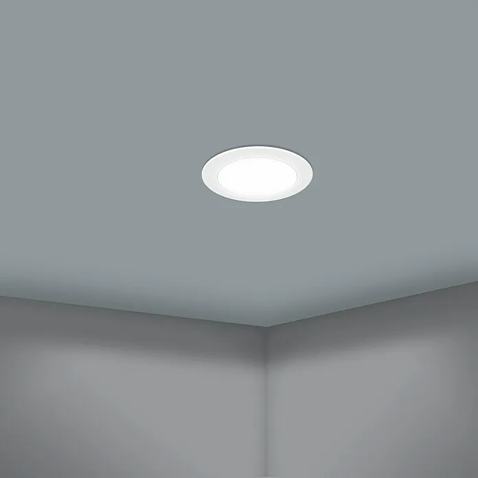 Eglo Led-inbouwspotset Calogne - 3 W, Ø x h: 8,6 x 4 cm, Wit voor industriële toepassingen