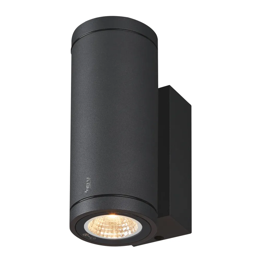 SLV Buitenlamp ENOLA ROUND S UP/DOWN IP65 Antraciet