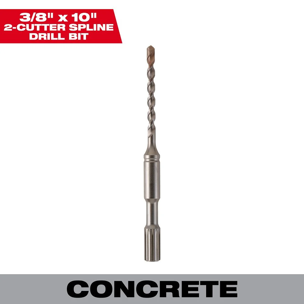 Milwaukee Tools 3/8"x10"2CTSplineBit 48-20-4037