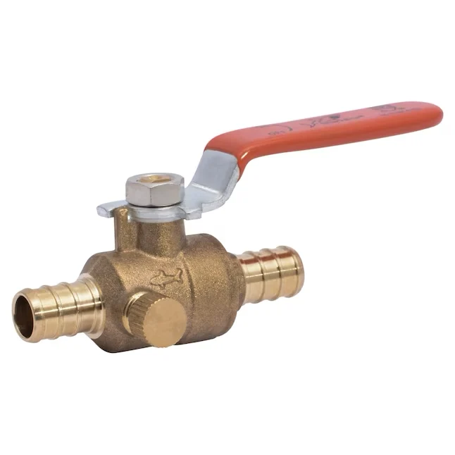 SharkBite 1/2 . Messing Crimp Ball Valve Drain / Vent