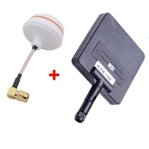 FPV 5.8G 5.8ghz 11dBi Panel Antenna w/5.8G Right Angle TX-SMA Female Antenna Gains Boscam VTx and VRx