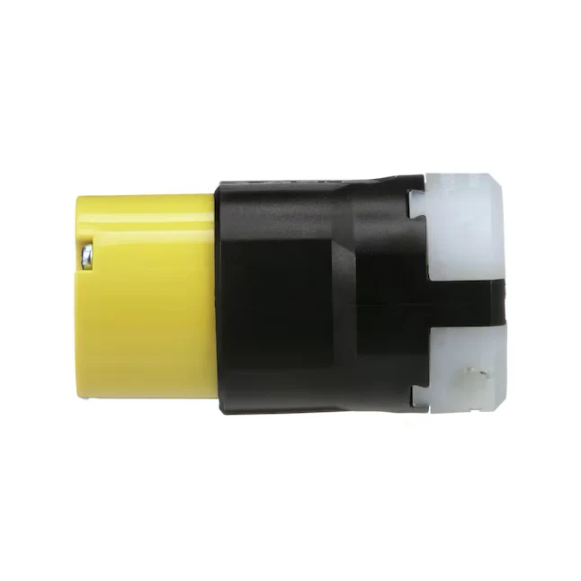Eaton Arrow Hart 20-Amp 125-Volt NEMA L5-20c 3-wire Grounding Industrial Locking Connector, Goudgeel
