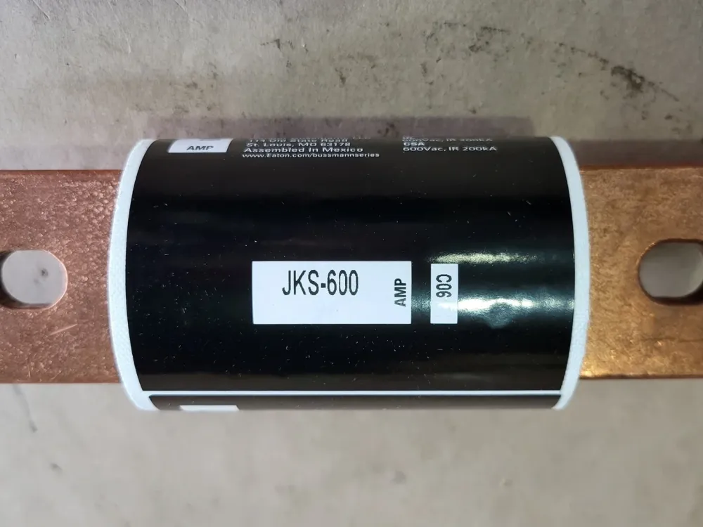 600 Amp Class J Fast-Acting Fuse JKS-600 met CE-markering