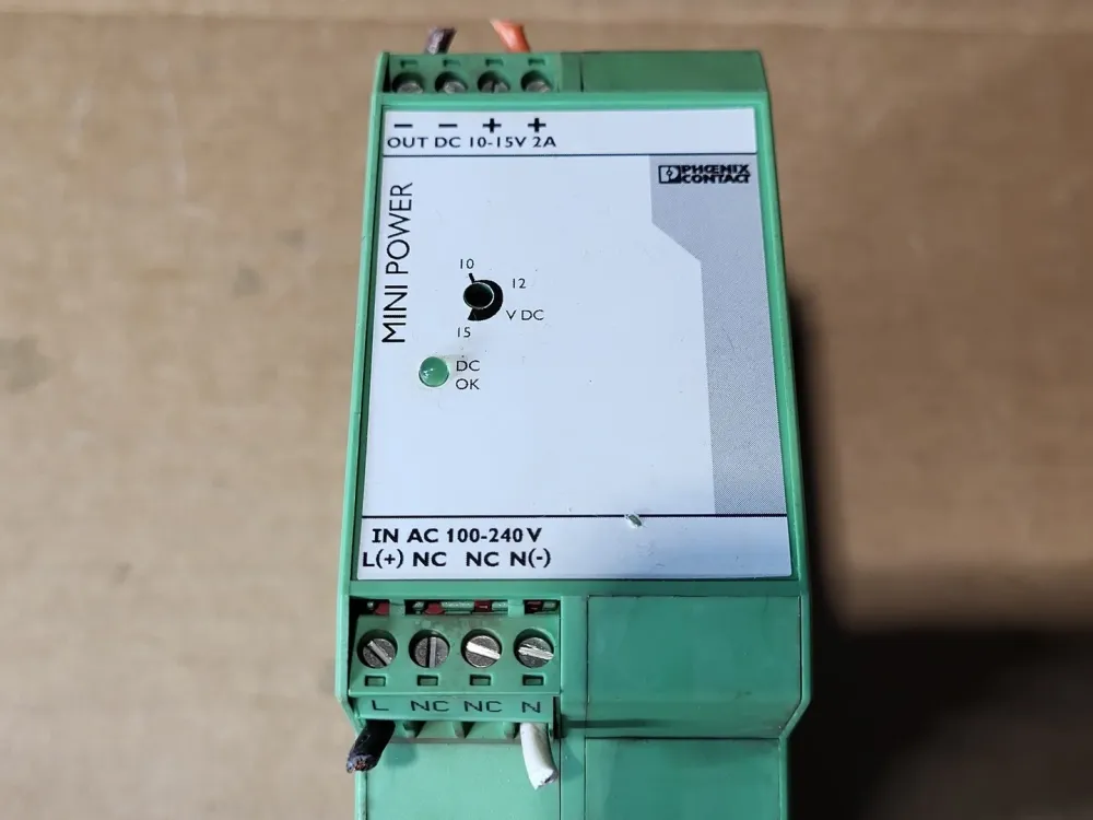 Industrieel Gecertificeerd Power Supply MINI-PS-100-240AC/10-15DC/2, 2938756