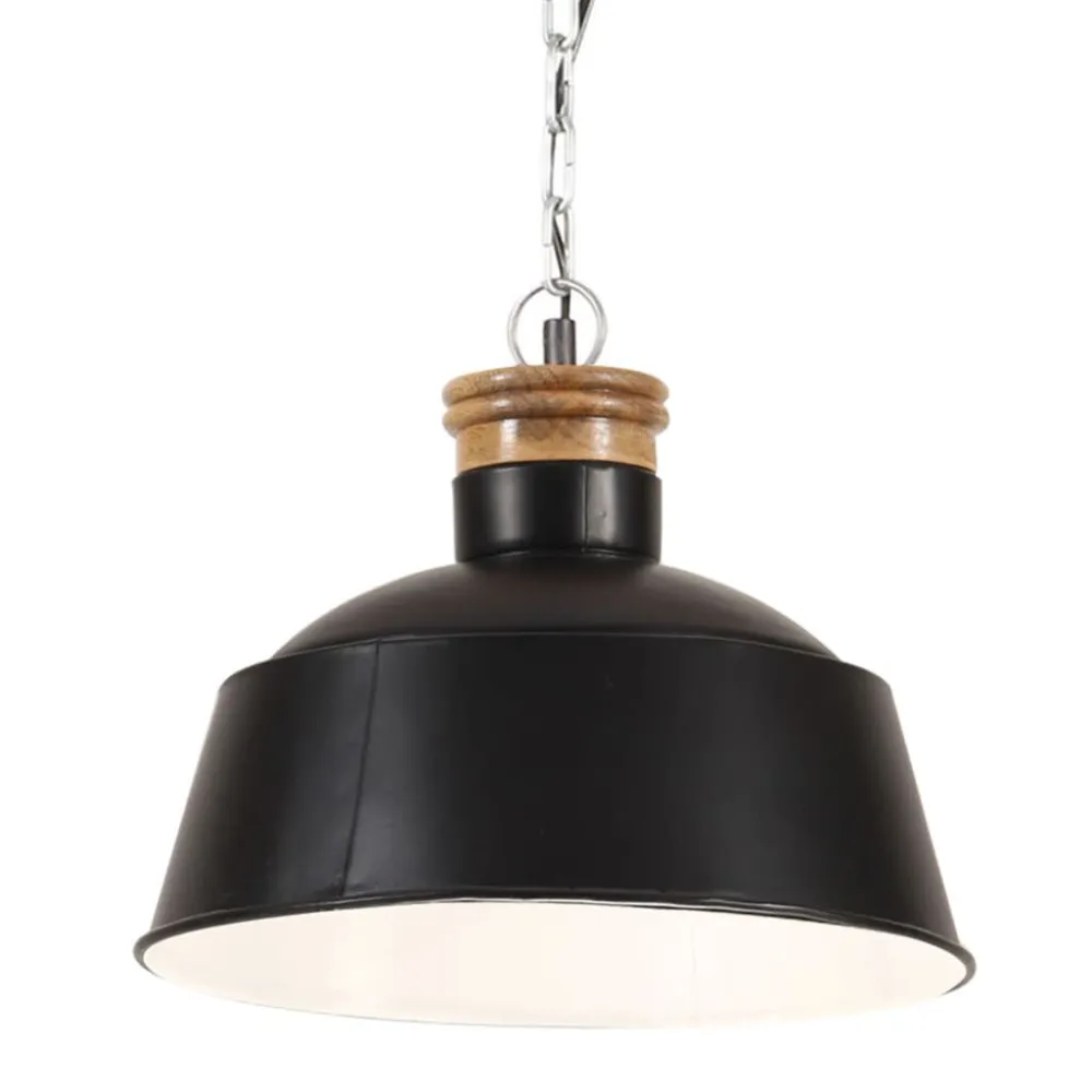 Hanglamp industrieel E27 32 cm zwart met CE-Keurmerk