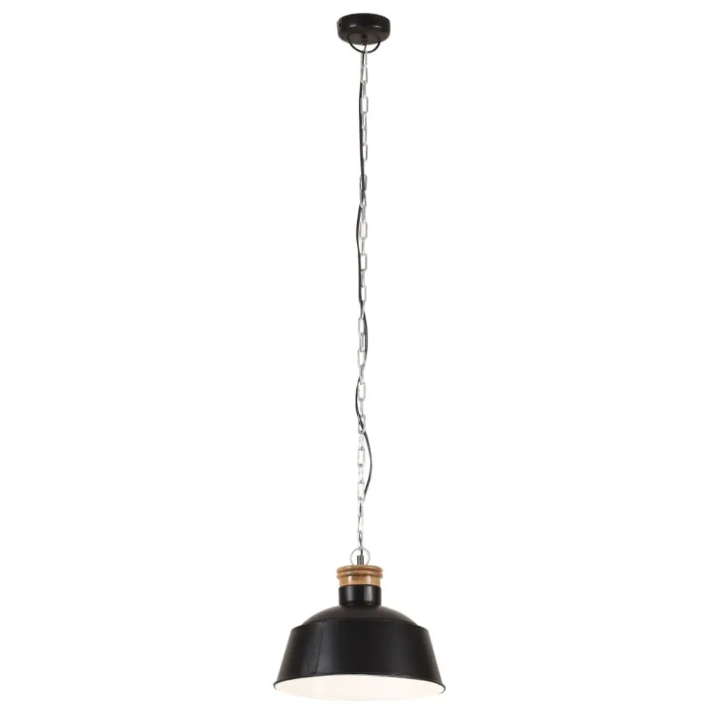 Hanglamp industrieel E27 32 cm zwart met CE-Keurmerk