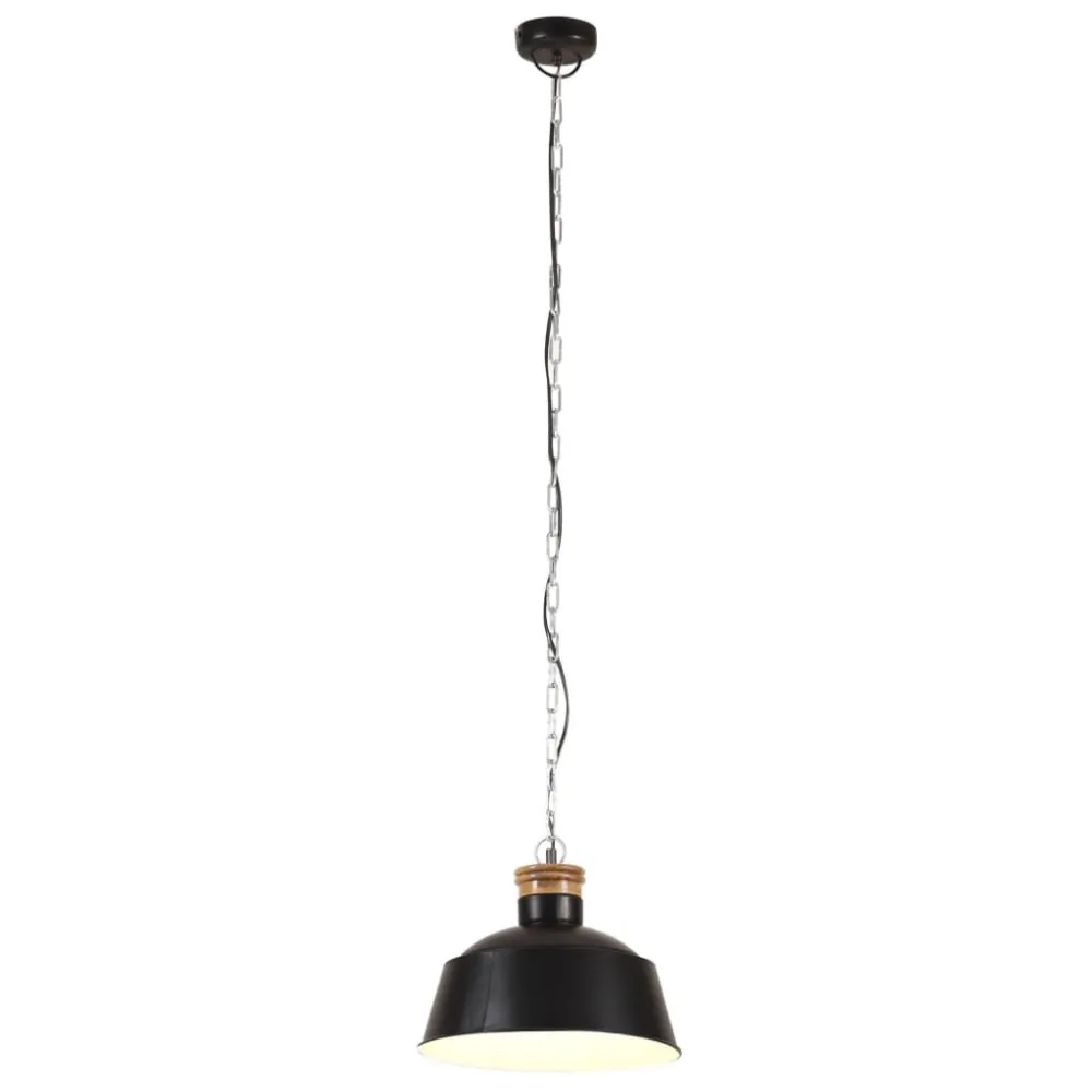 Hanglamp industrieel E27 32 cm zwart met CE-Keurmerk