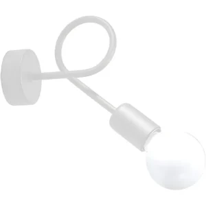 Industrieel Gecertificeerd Wandlampen industrieel van - 1 lichtbronnen - L.25 x H.20 cm - wit