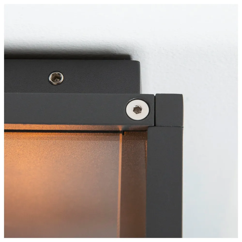 SLV Buitenlamp QUADRULO IP44 Antraciet voor Industriële Automatisering