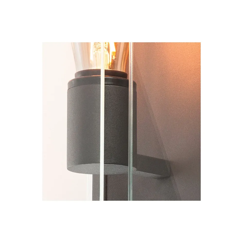 SLV Buitenlamp QUADRULO IP44 Antraciet voor Industriële Automatisering