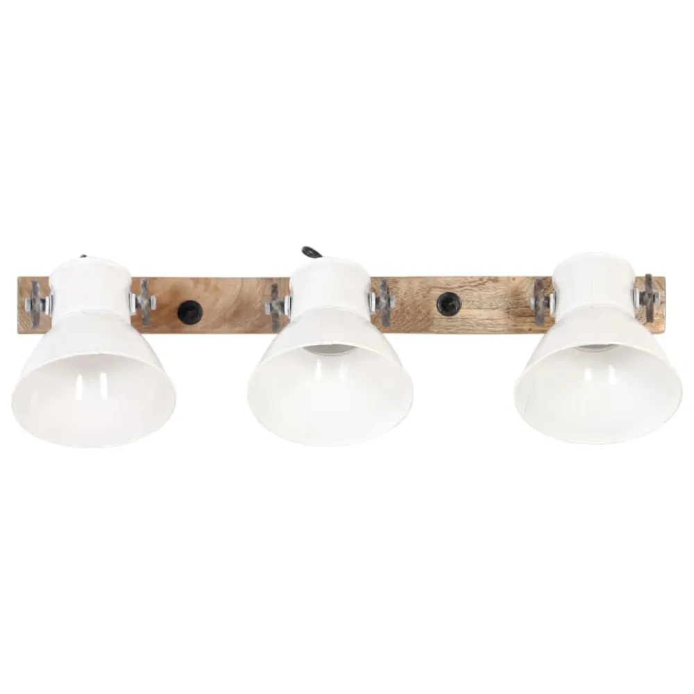 Wandlamp industrieel E27 65x25 cm wit met CE-Keurmerk