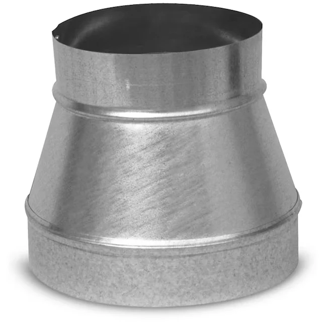 IMPERIAL 8- 30 Gauge Galvanized Rvs Round Duct Reducer