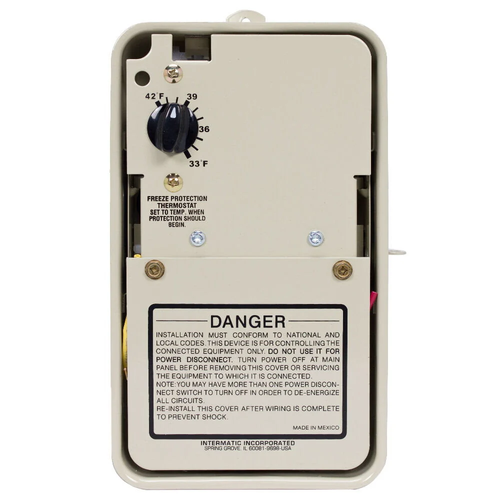 Intermatic - PF1103 - Freeze Protection Thermostat only 120/240V Applications, Type 3R Metalen Enclosure