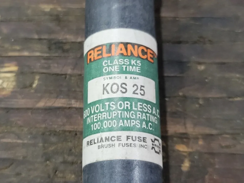 25 Amp Class K5 One-Time Fuse KOS-25