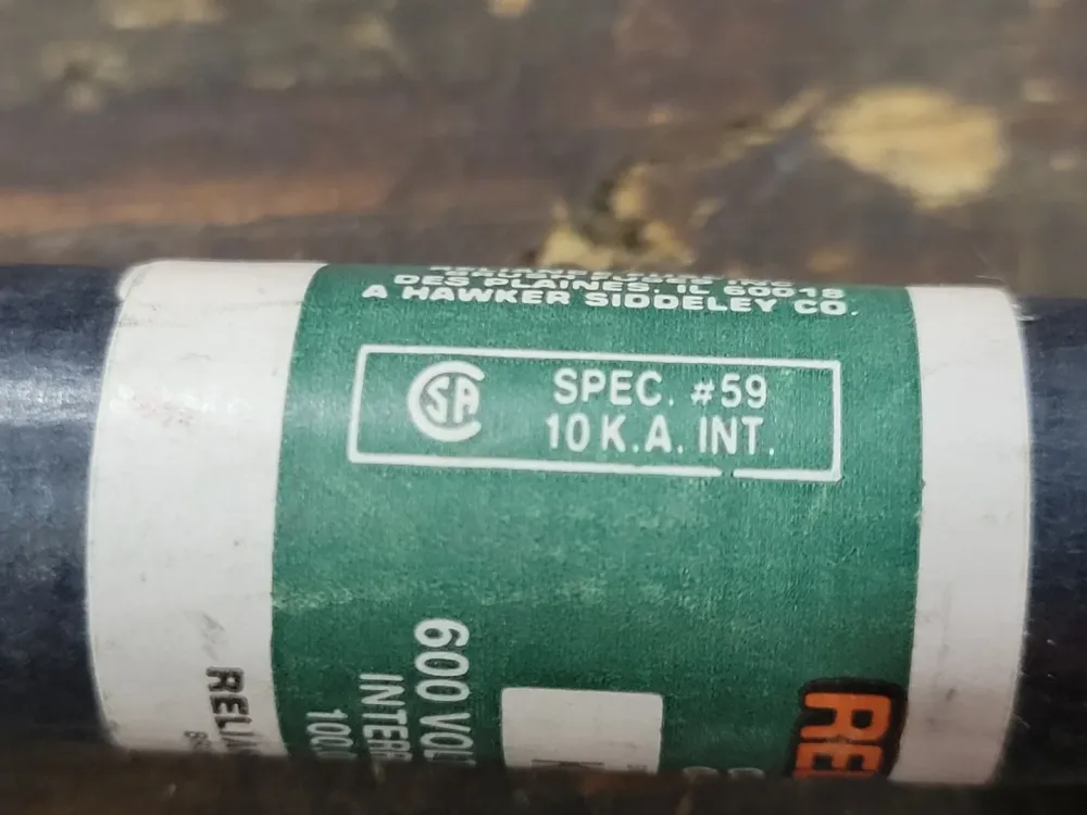 25 Amp Class K5 One-Time Fuse KOS-25