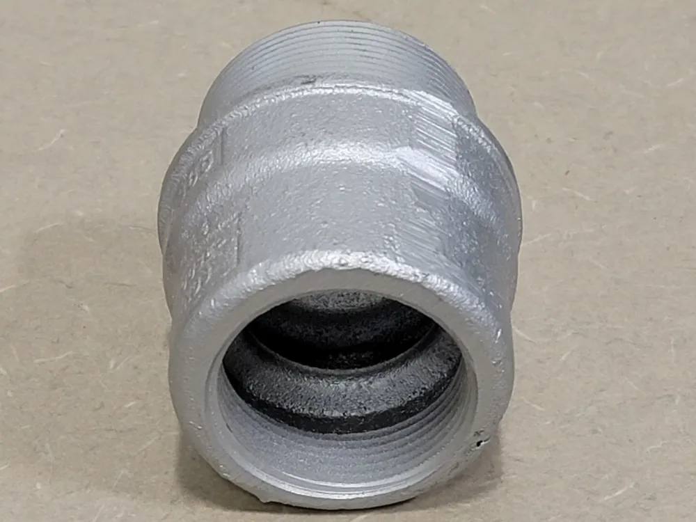 1-1/2" Female 2" Male Conduit Sealing Hub Gegalvaniseerd Staal