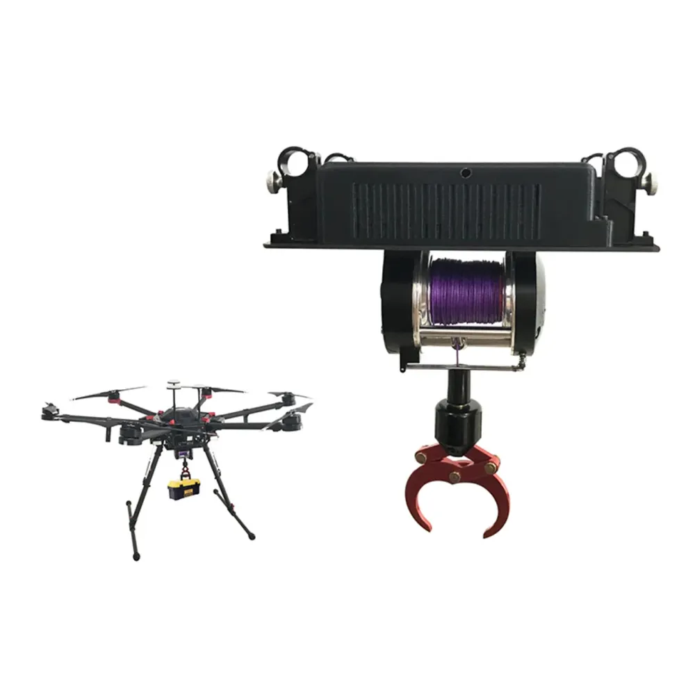 F10 Industrial Drone Winch 5KG Payload Hook | Draaibaar | Verstelbaar
